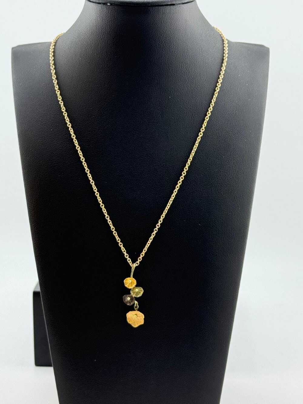 Michael Michaud Petite Nasturtium Pendant Necklace
